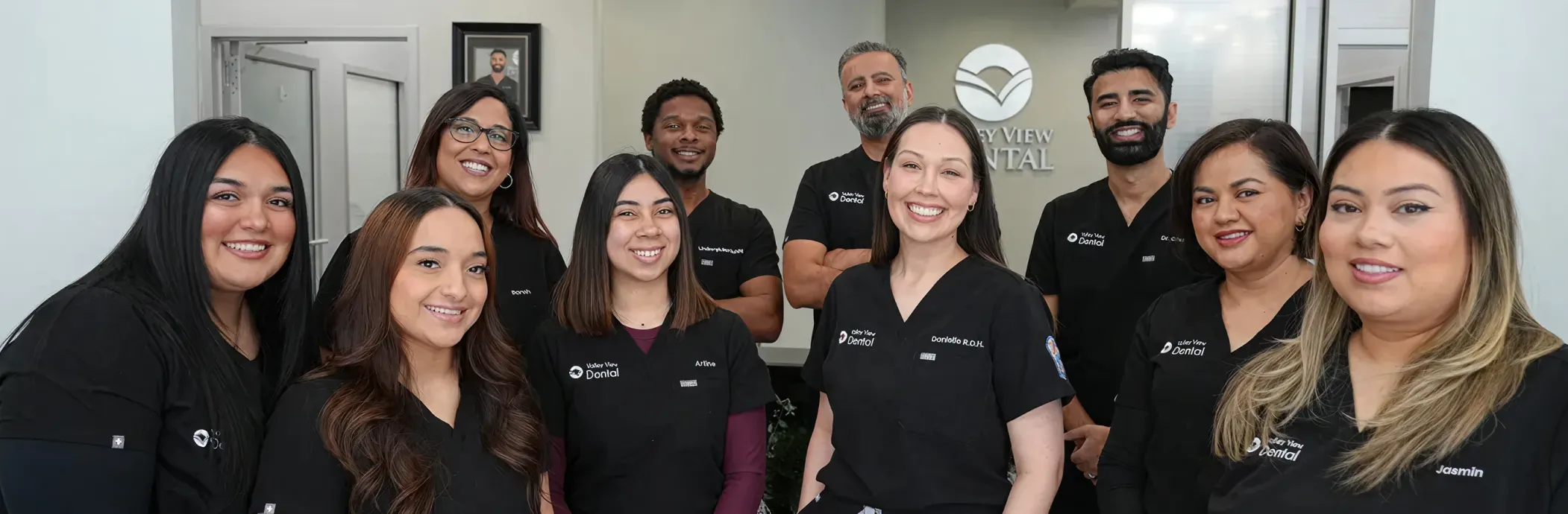 Group of medical professionals in uniforms.